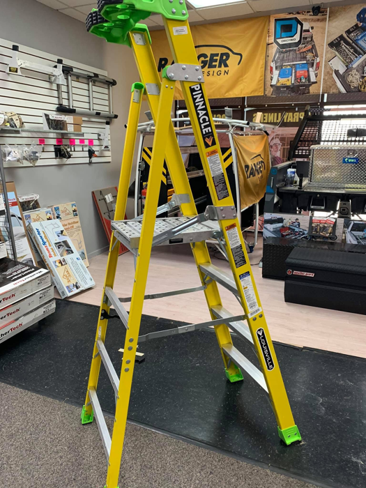 Ladders in the Creech store