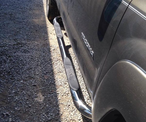 Personal pickup with running boards — existing Creech site photo