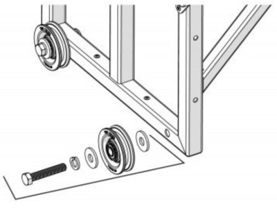Roofing Equipment - Carriage Wheels