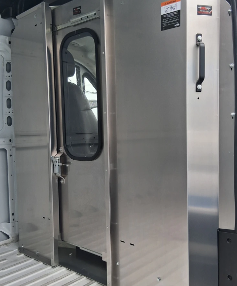 Sliding door partition