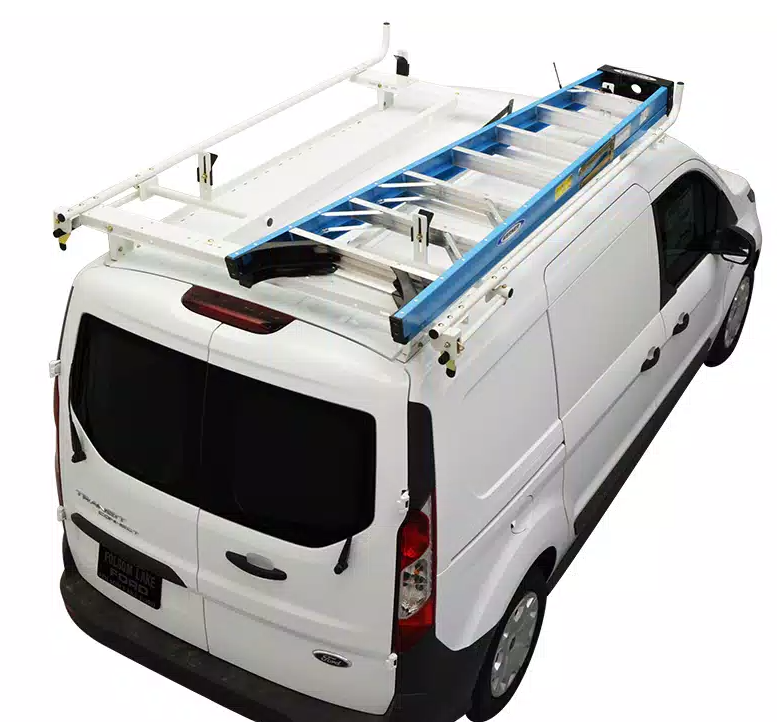 Clamp and lock ladder rack