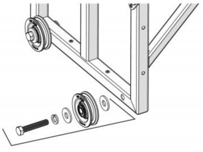 carrier wheel replacement